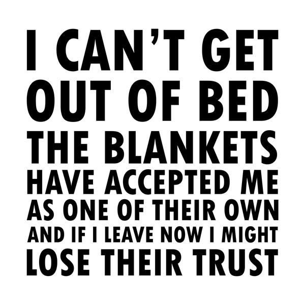 Vzglavnik I cant get out of bed