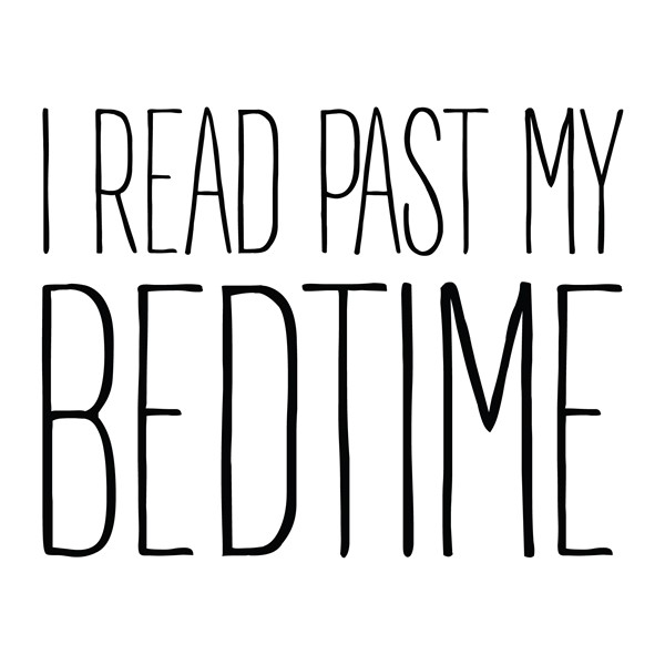 Vzglavnik I read past my bedtime