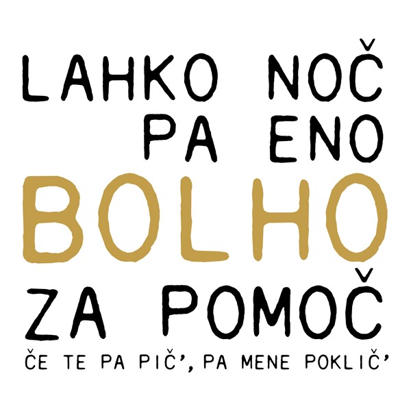 Vzglavnik Lahko noč  bolha