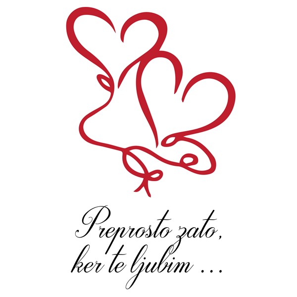 Vzglavnik Preprosto zato, ker te ljubim