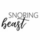 Vzglavnik Snoring beast
