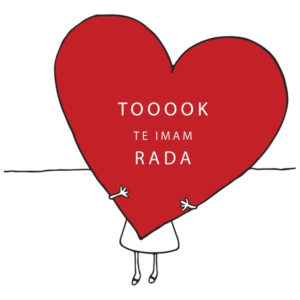 Vzglavnik Tooook te imam rada