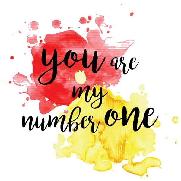 Vzglavnik You are my number one