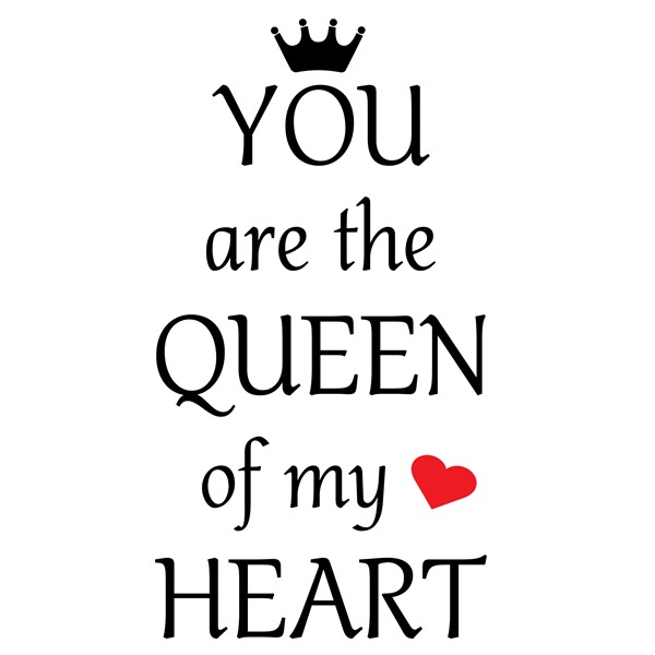 Vzglavnik You are the queen of my heart