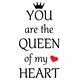 Vzglavnik You are the queen of my heart