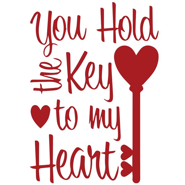 Vzglavnik You hold the key to my heart