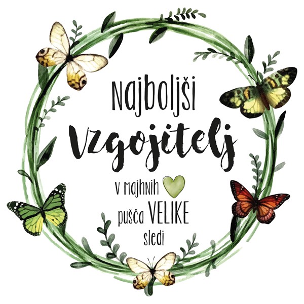 Skodelica Najboljsi vzgojitelj v majhnih srcih