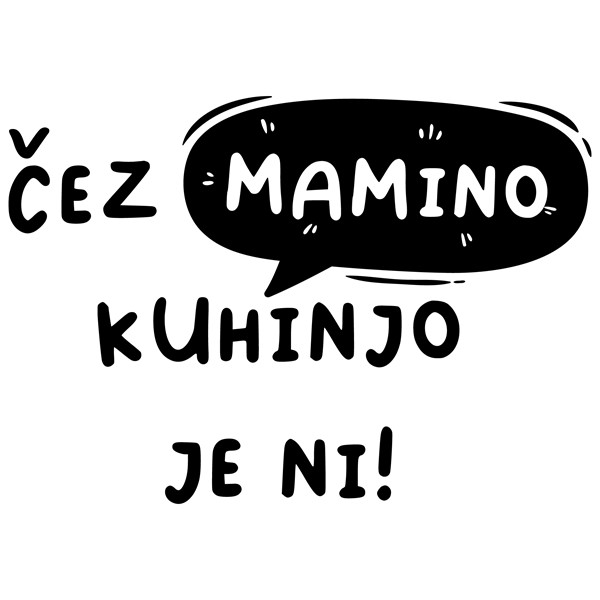 Predpasnik Cez mamino kuhinjo je ni