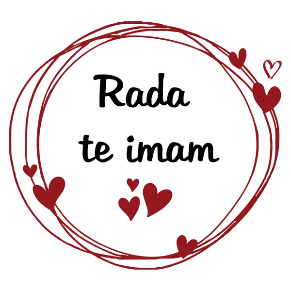 Vzglavnik Rada te imam