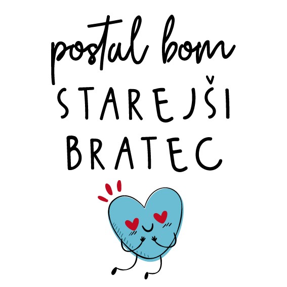 Majica otrok Postal bom starejsi bratec