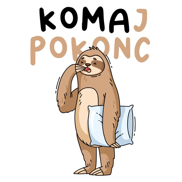 Skodelica Komaj pokonc_lenivec