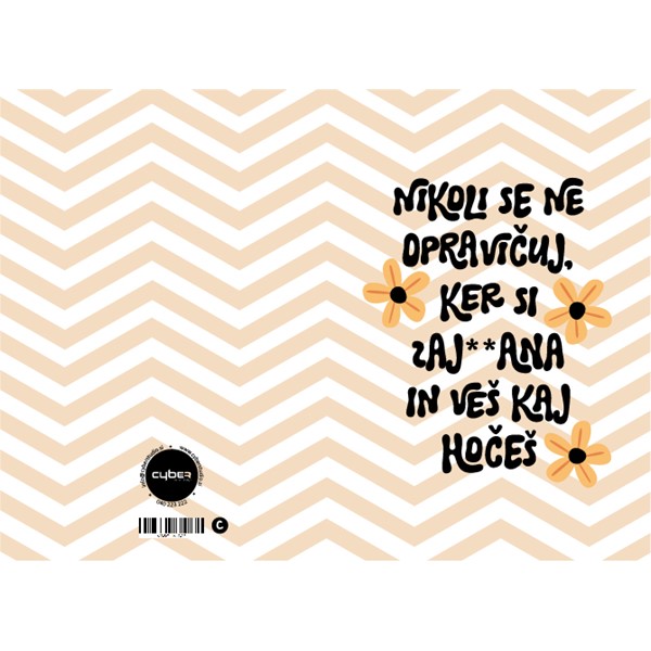 Voscilnica Nikoli se ne opravicuj