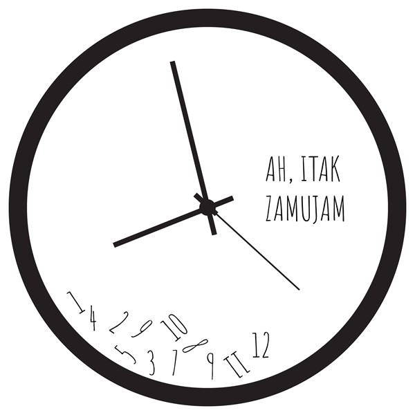 Bombažna vrecka Ah itak zamujam