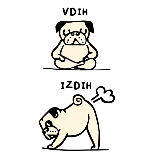 Bombažna vrečka Vdih Izdih